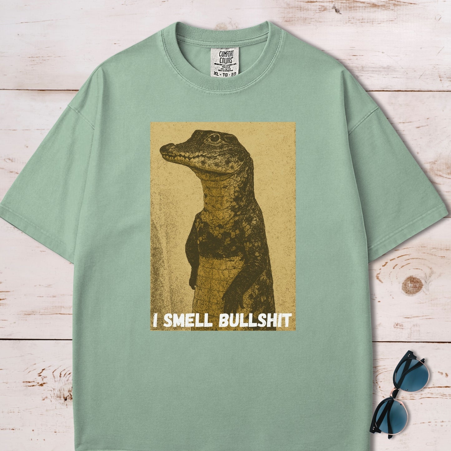 I Smell Bullshit Crocodile T-Shirt