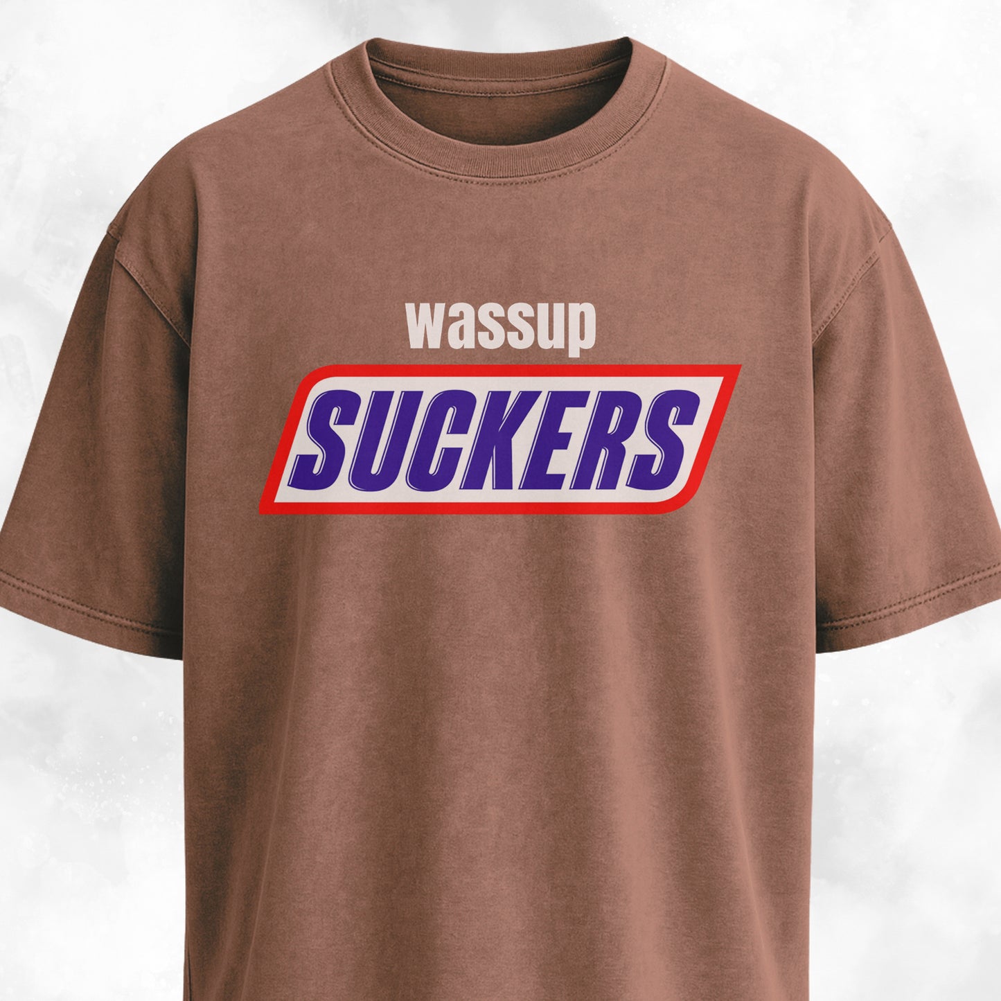 Wassup Suckers Logo Parody T-Shirt