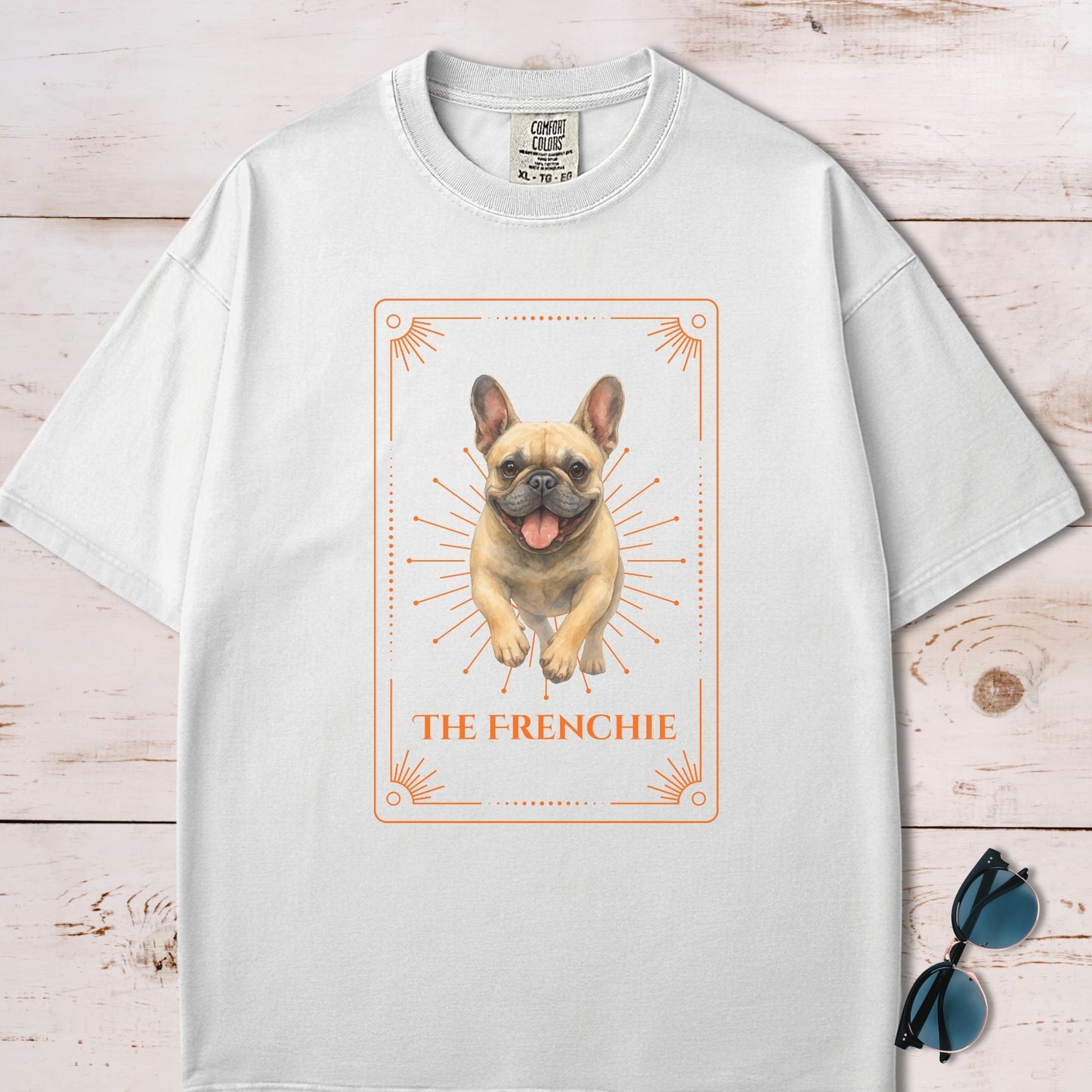 The Frenchie Watercolor Tarot Card T-Shirt