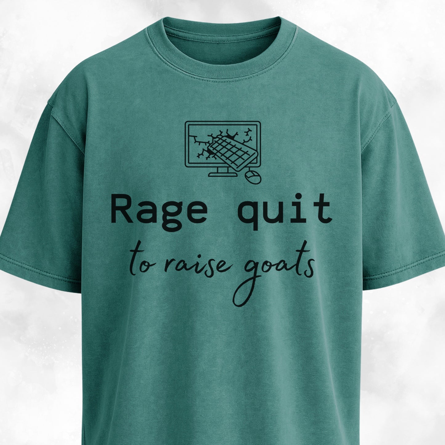 Rage Quit To Raise Goats Dev Plan B T-Shirt