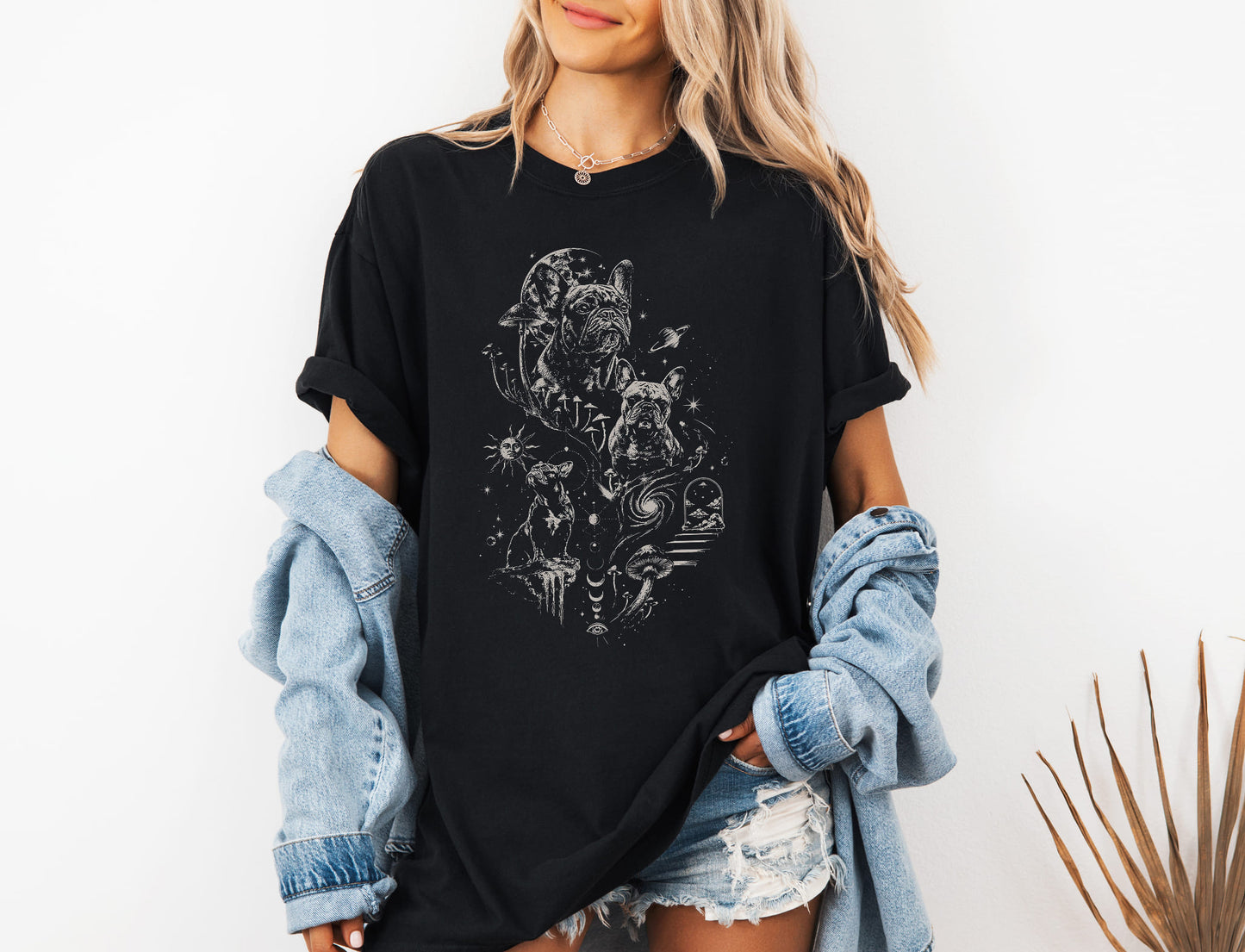 Cosmic Frenchie Hallucinations T-Shirt
