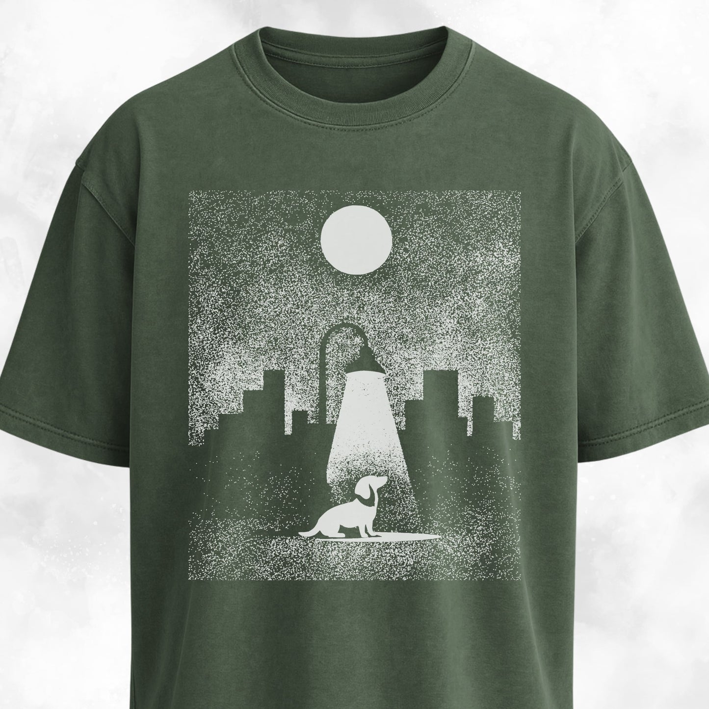 Dachshund Under A Lamp T-Shirt