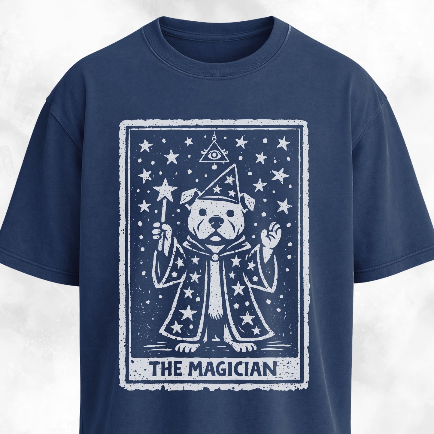 The Magician Pitbull Tarot Card T-Shirt