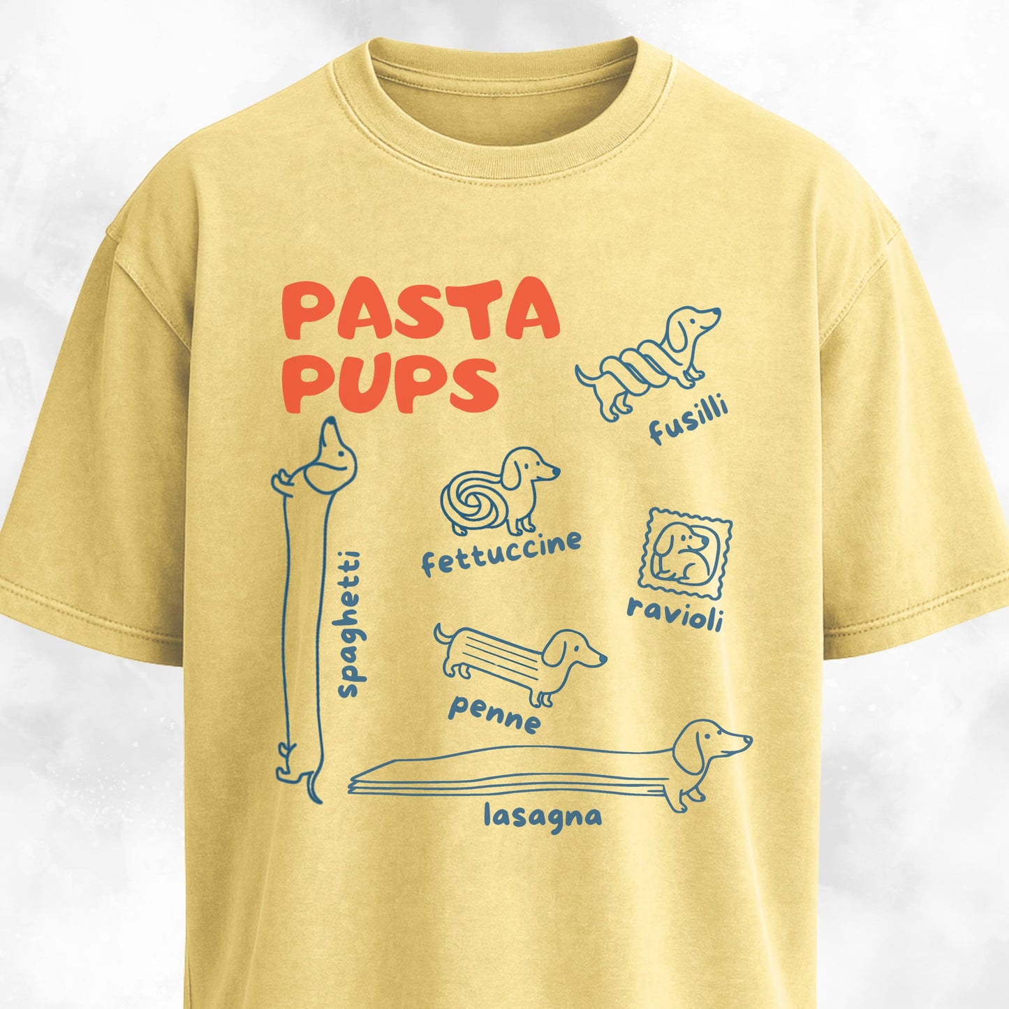 Pasta Pups Dachshund Edition T-Shirt