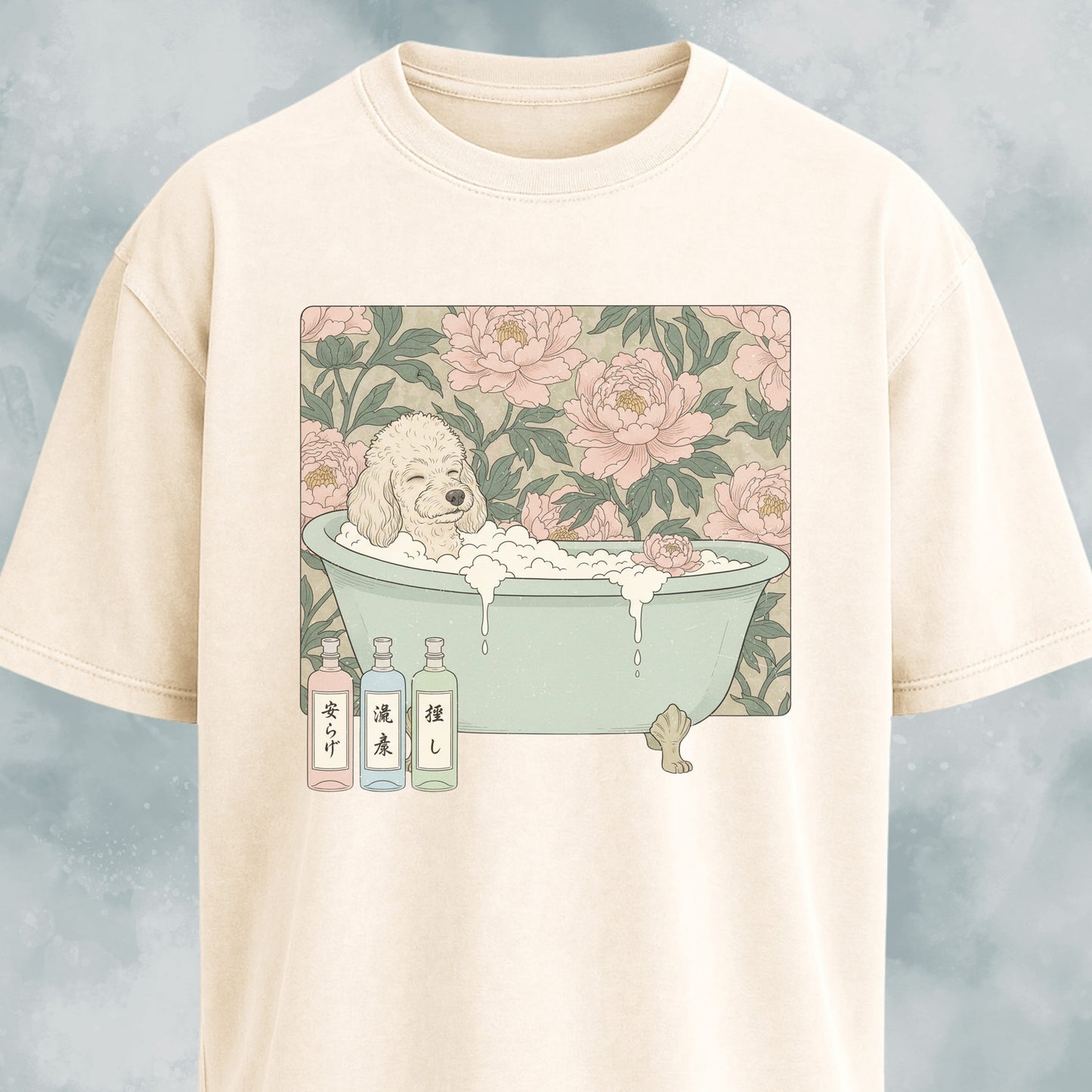 Poodle Taking A Bath T-Shirt