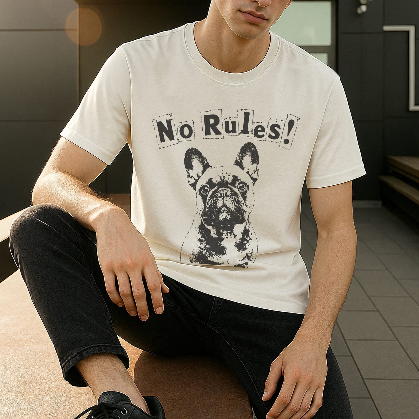 No Rules French Bulldog T-Shirt