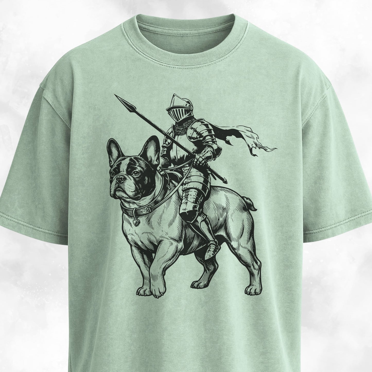 Knight Riding A Frenchie T-Shirt