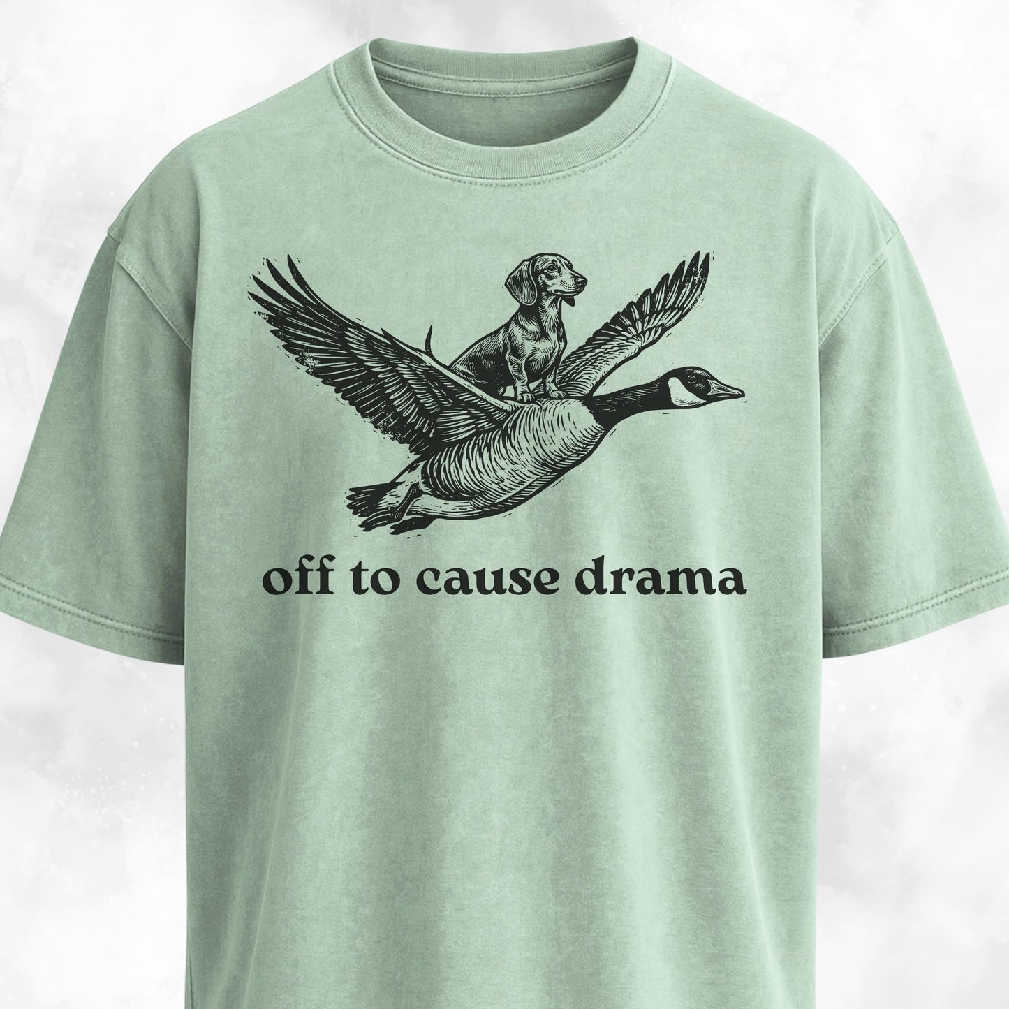 Off To Cause Drama Doxie T-Shirt