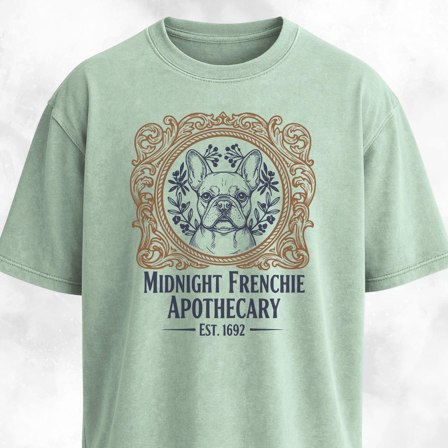 Midnight Frenchie Apothecary T-Shirt