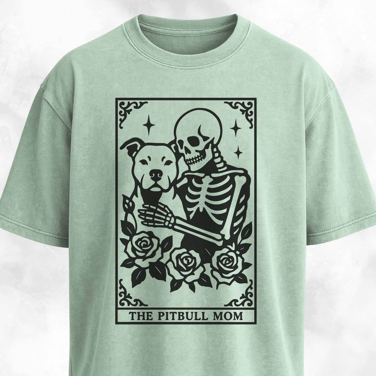 The Pitbull Mom Tarot Card T-Shirt