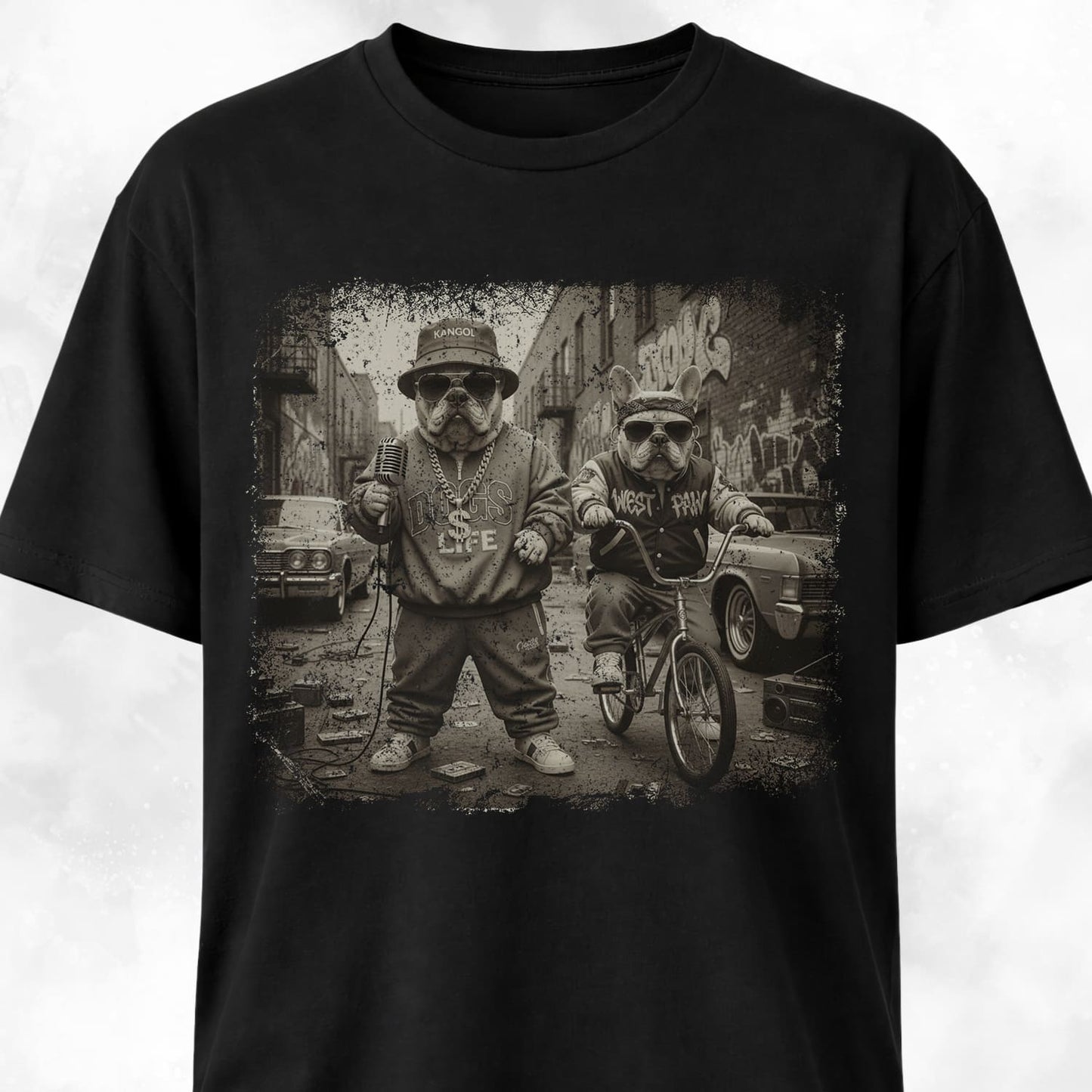 Rapper Frenchies Street Life T-Shirt