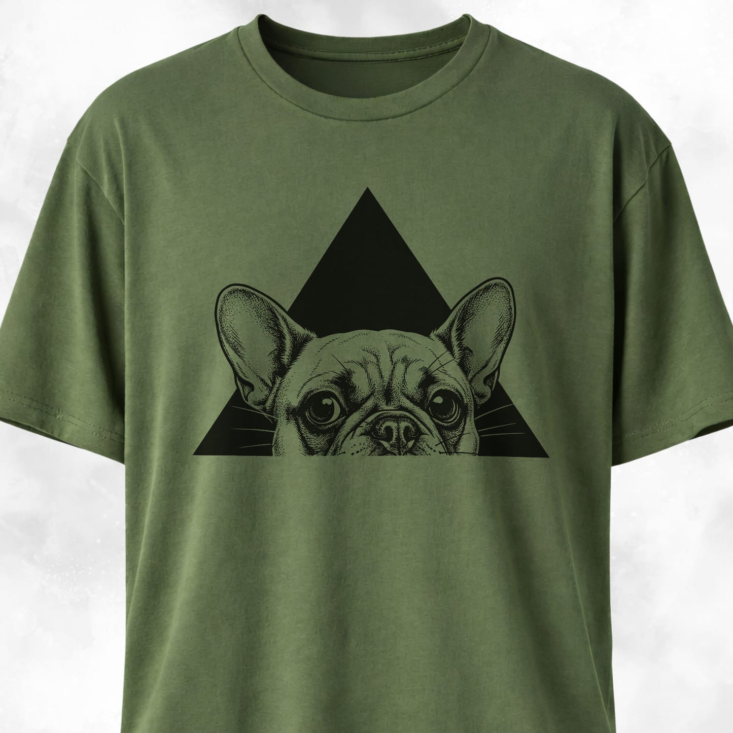 Triangle Frenchie T-Shirt