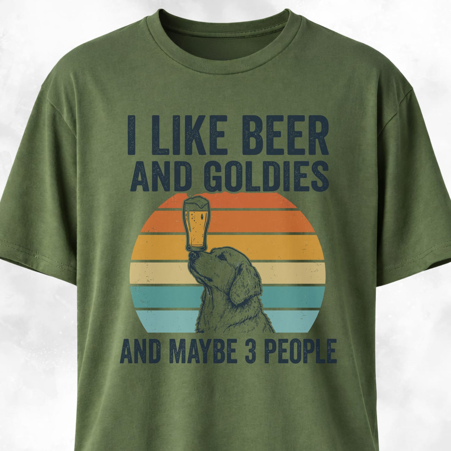 I Like Beer And Goldies T-Shirt