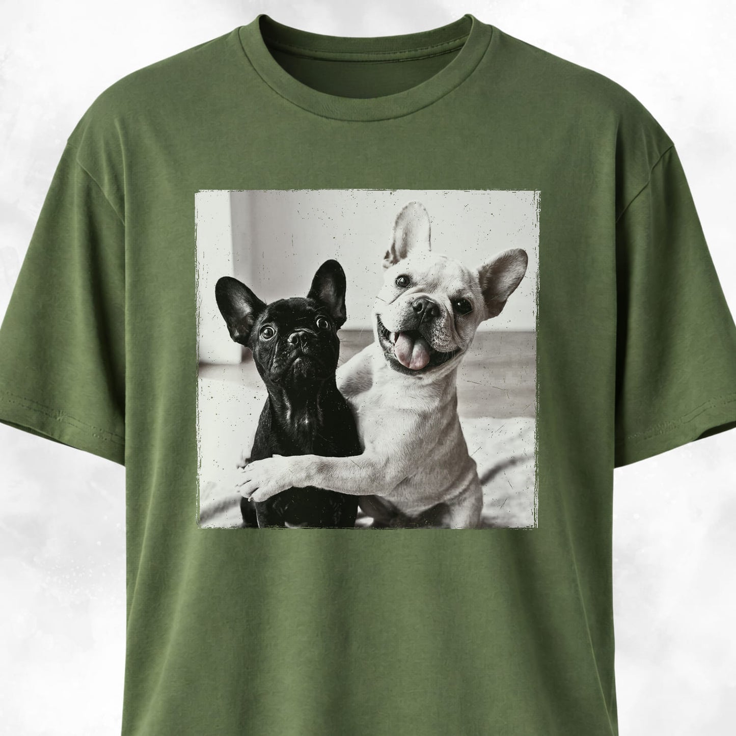 Frenchie Buddies Selfie T-Shirt
