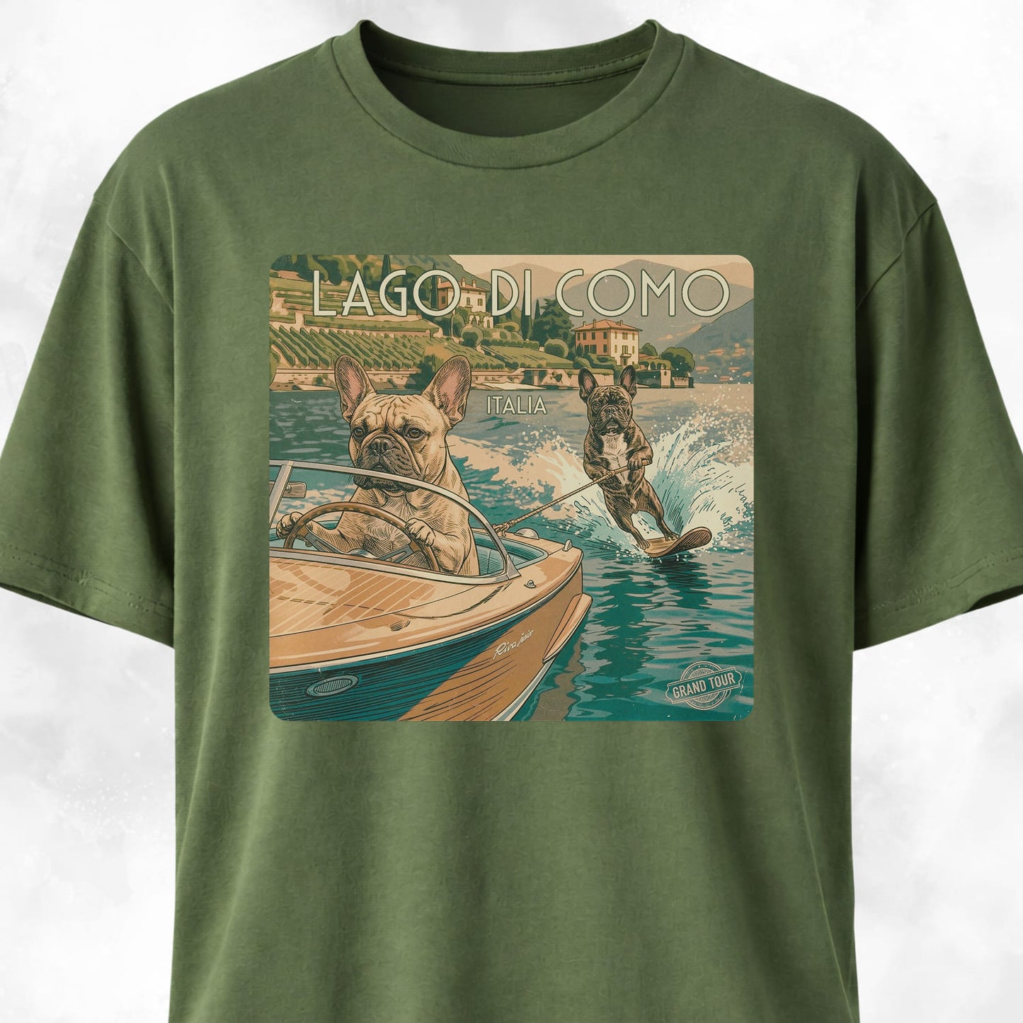 Lago Di Como Frenchies T-Shirt