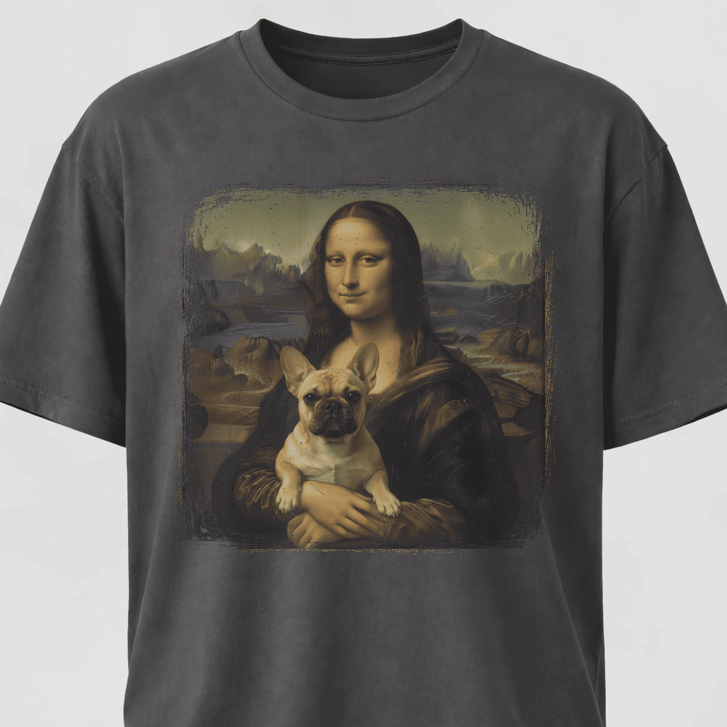 Mona Lisa Frenchie Edition T-Shirt