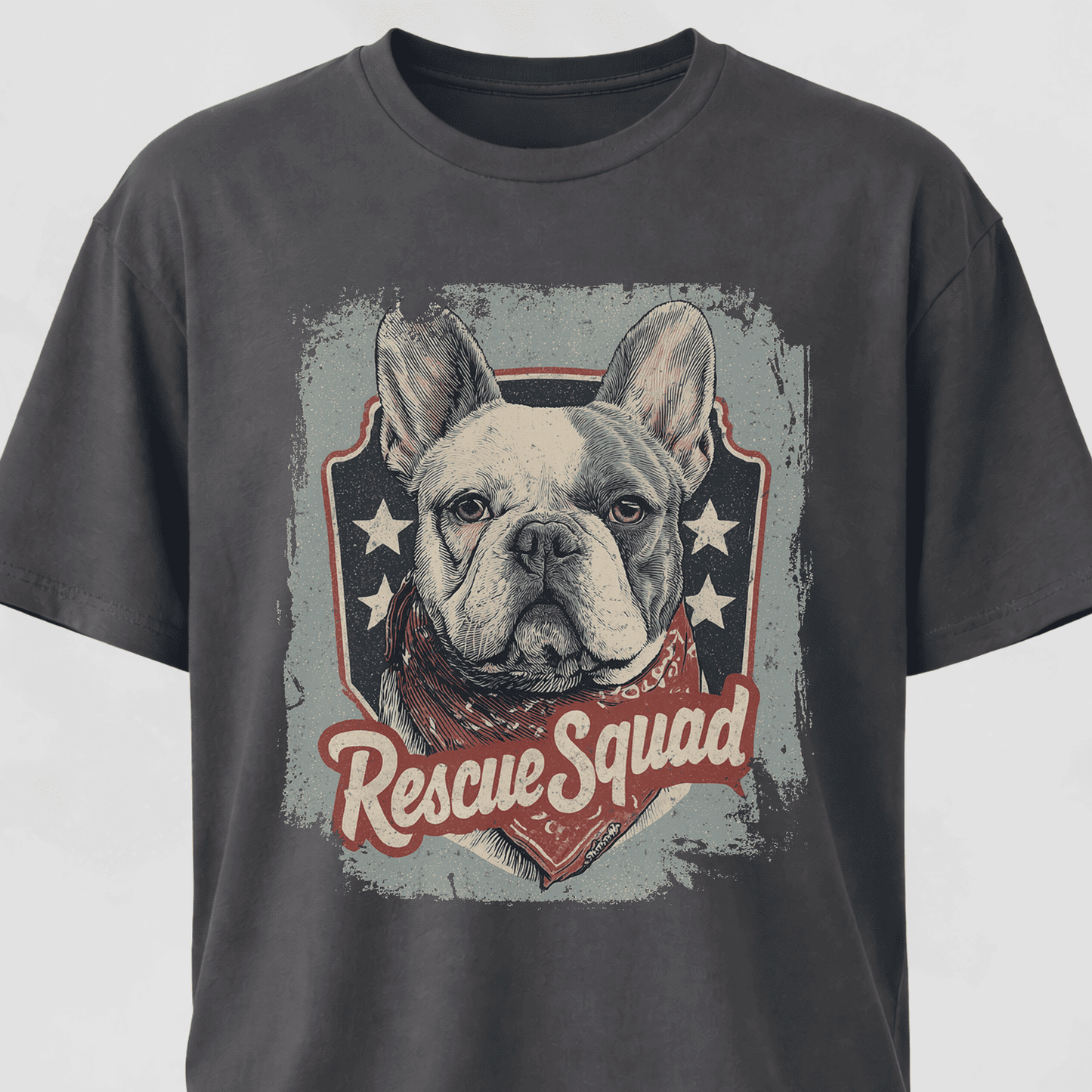 Rescue Squad French Bulldog Adoption Pride T-Shirt