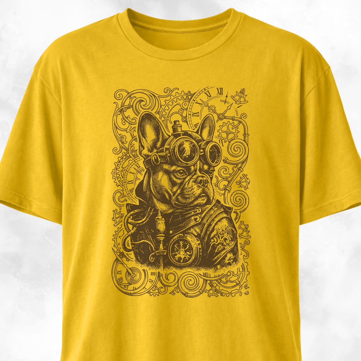 Steampunk French Bulldog T-Shirt