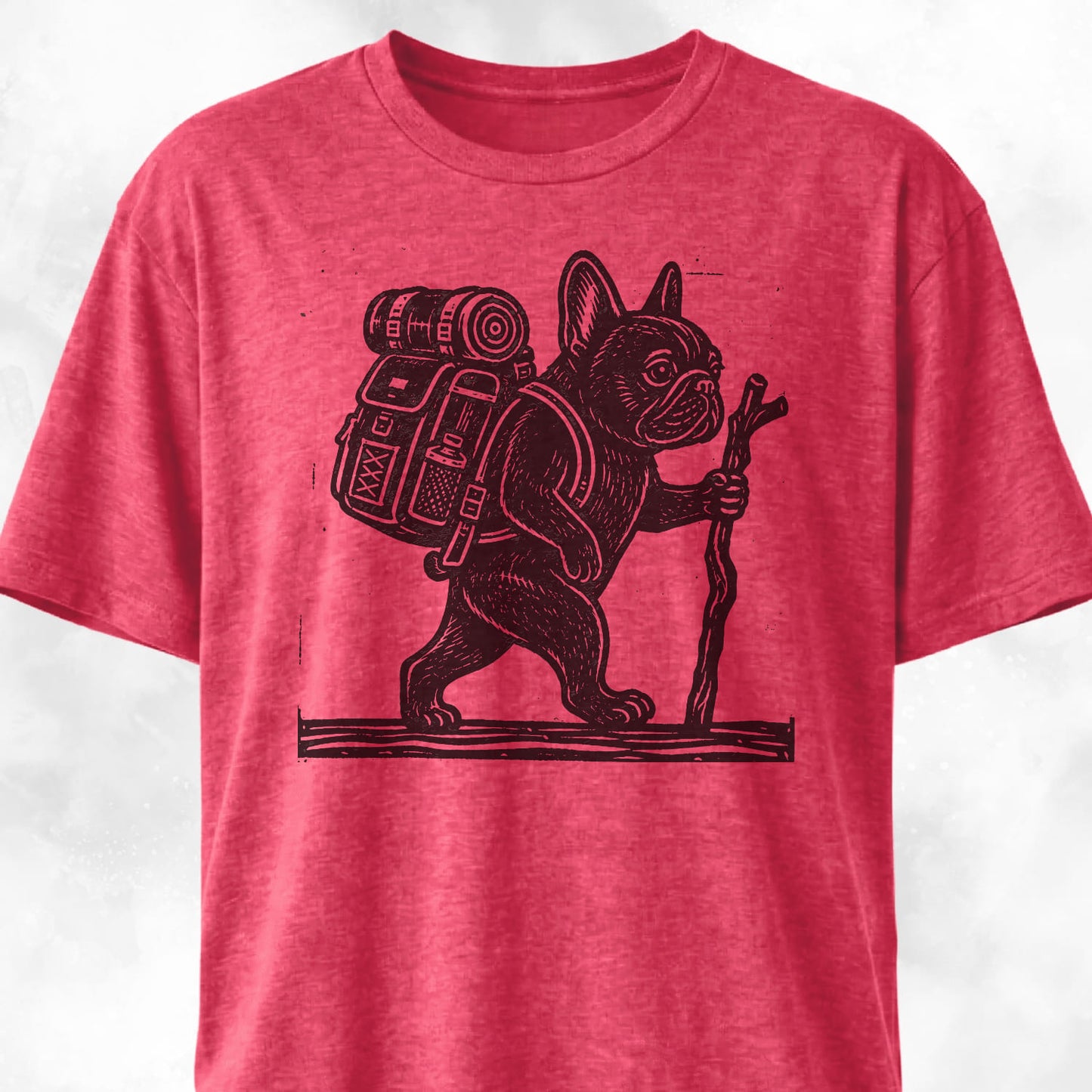 Hiker Frenchie T-Shirt