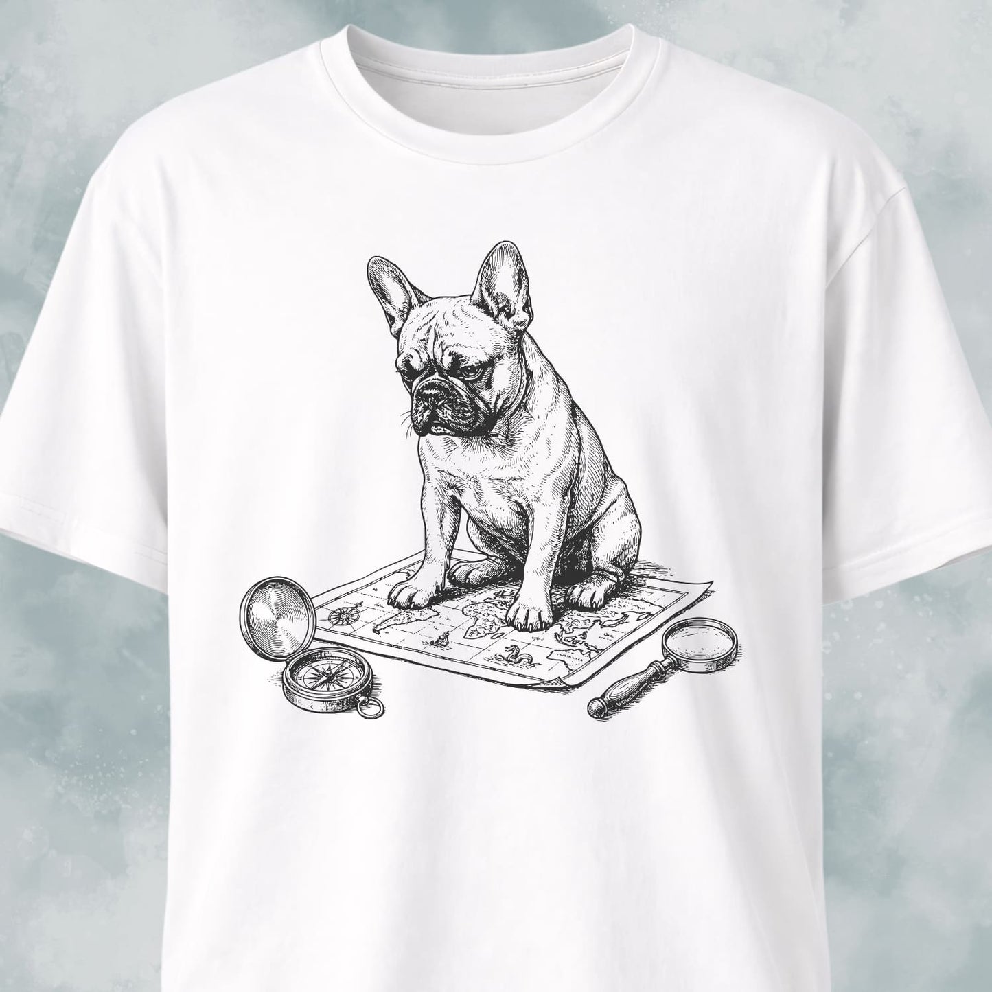 World Traveler French Bulldog T-Shirt