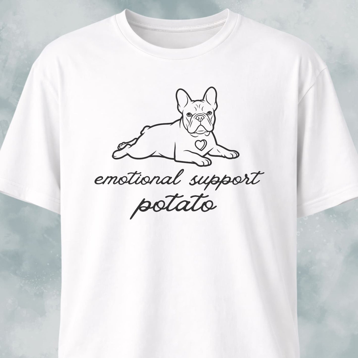 Emotional Support Potato Frenchie T-Shirt