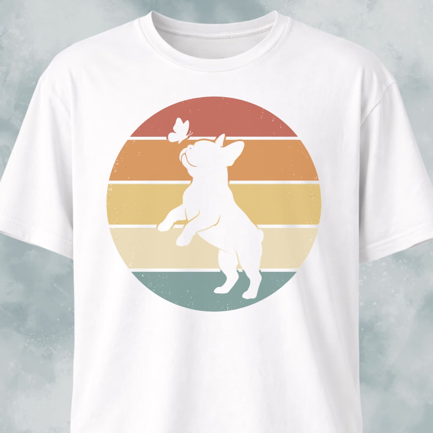 Frenchie With A Butterfly T-Shirt