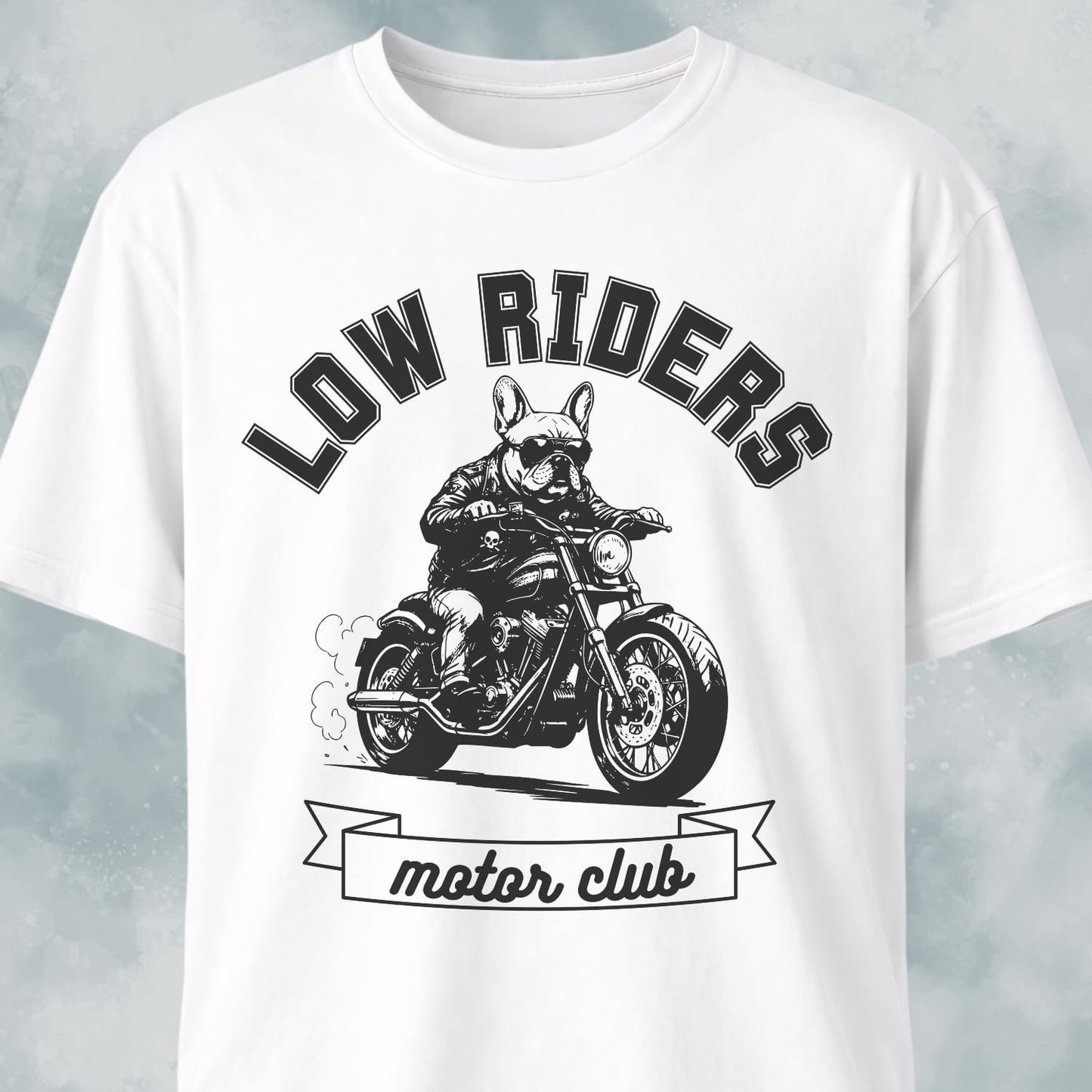 Low Riders Motor Club French Bulldog T-Shirt