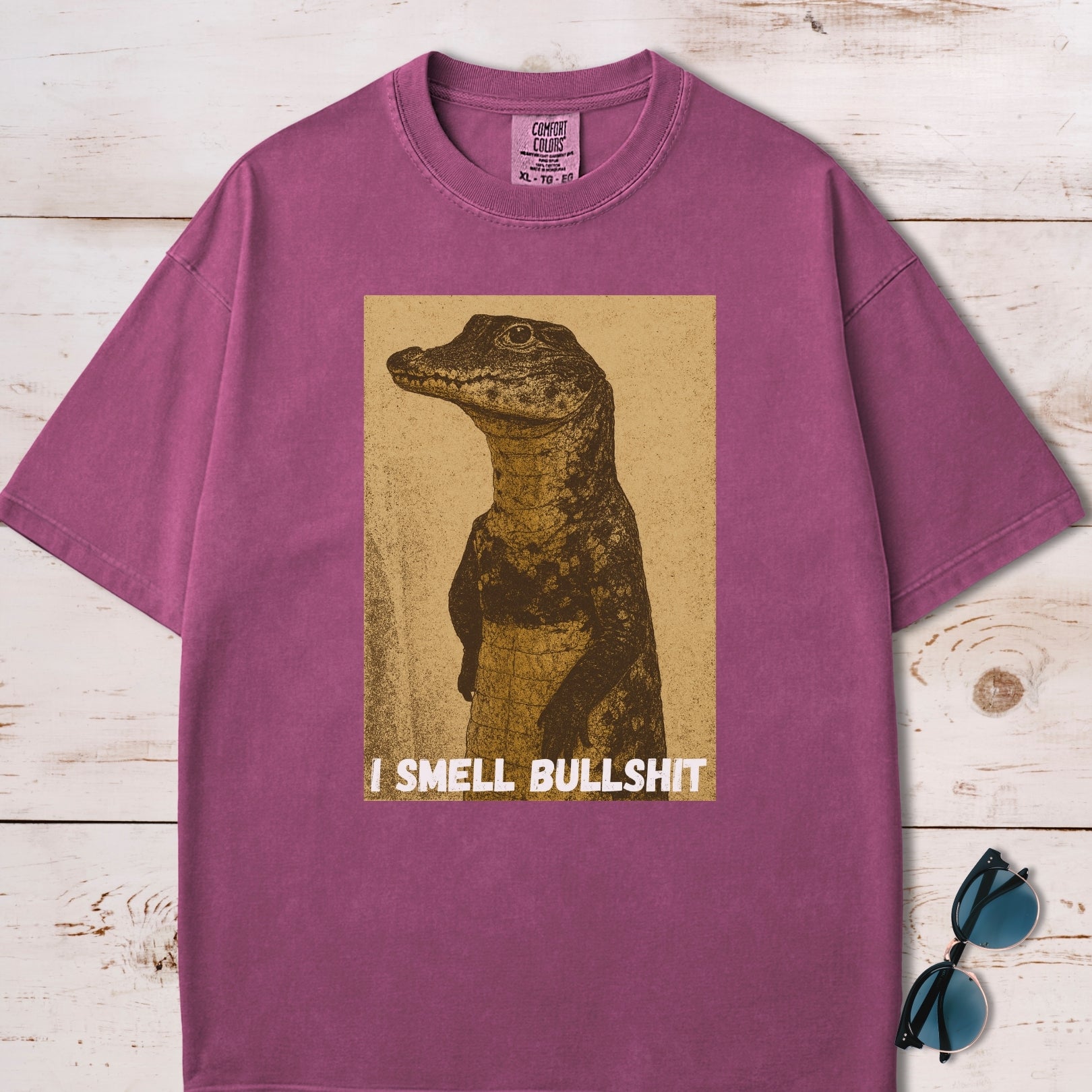 I Smell Bullshit Crocodile T-Shirt