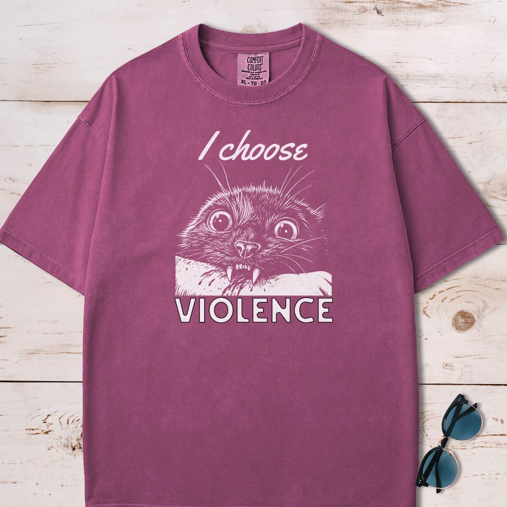 I Choose Violence Tarot Card T-Shirt