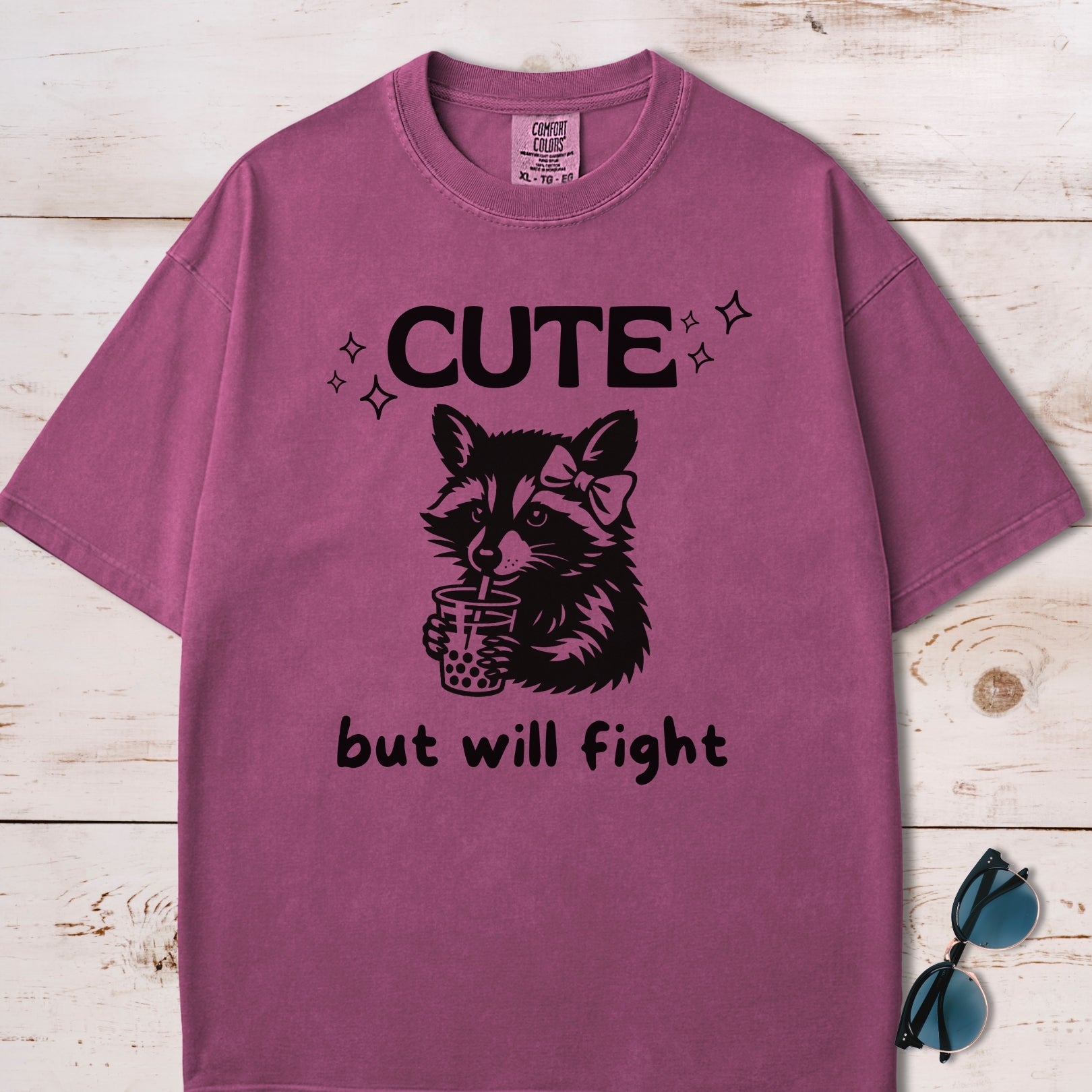 Cute But Will Fight Raccoon T-Shirt