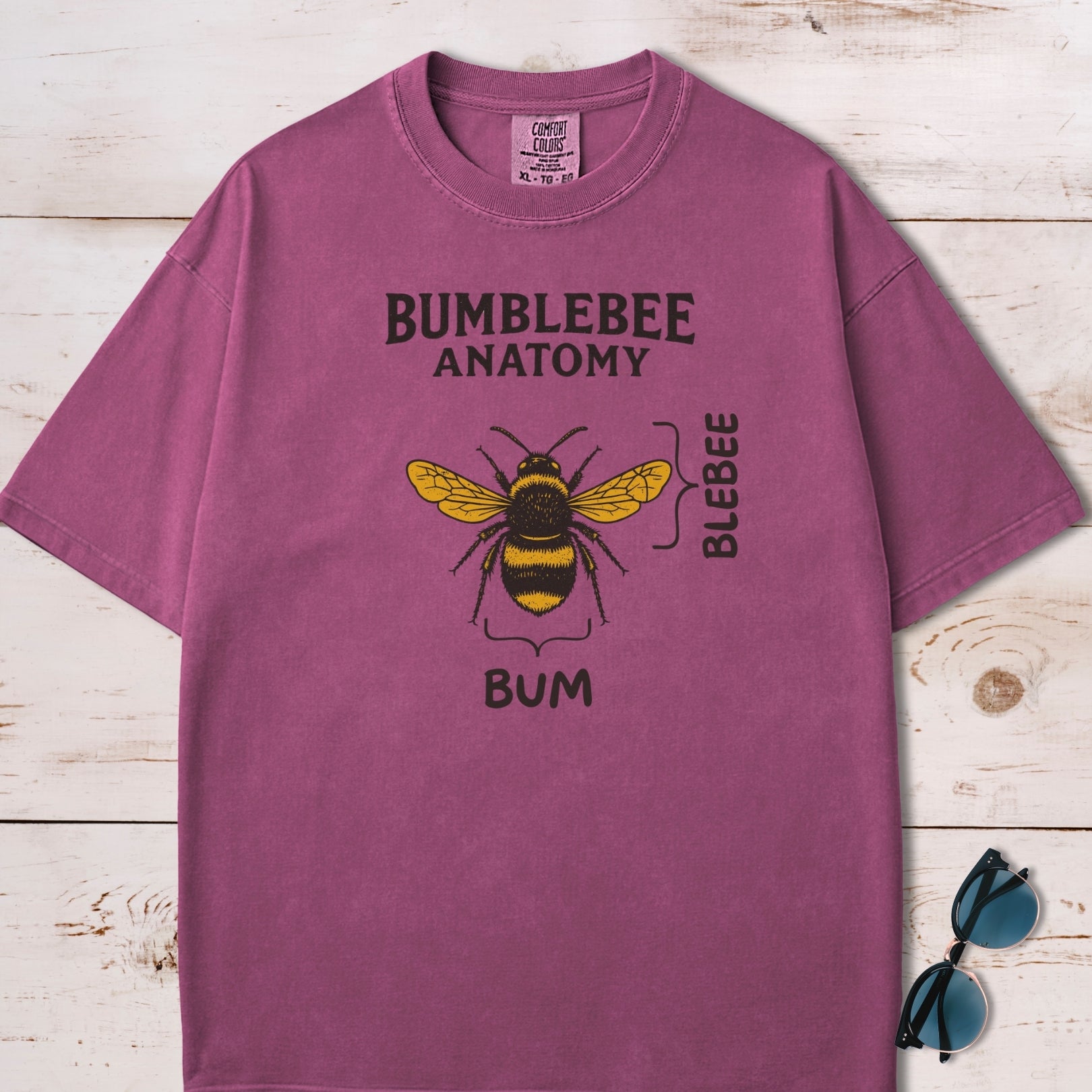 Bumblebee Anatomy Funny T-Shirt