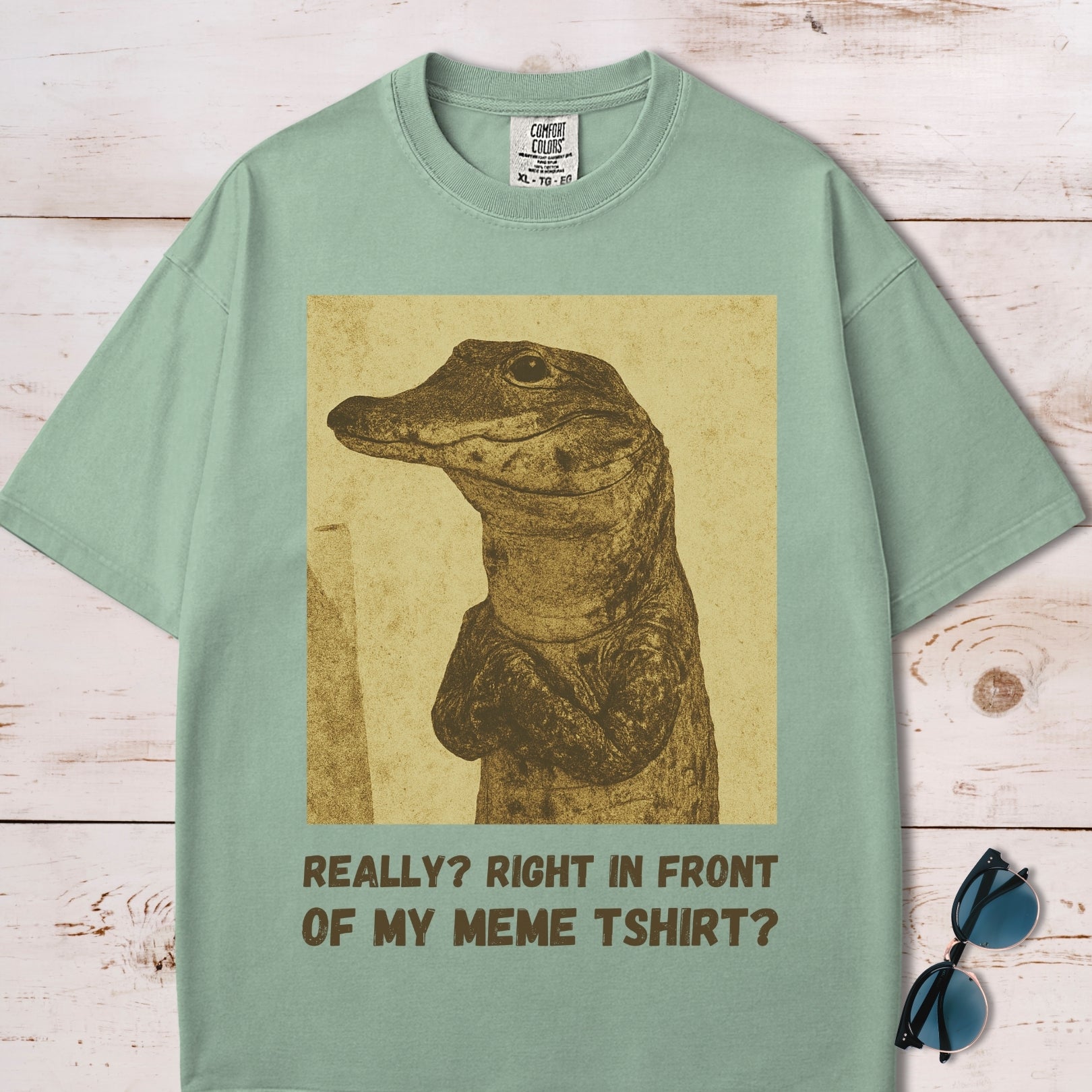 Really? Crocodile Meme T-Shirt