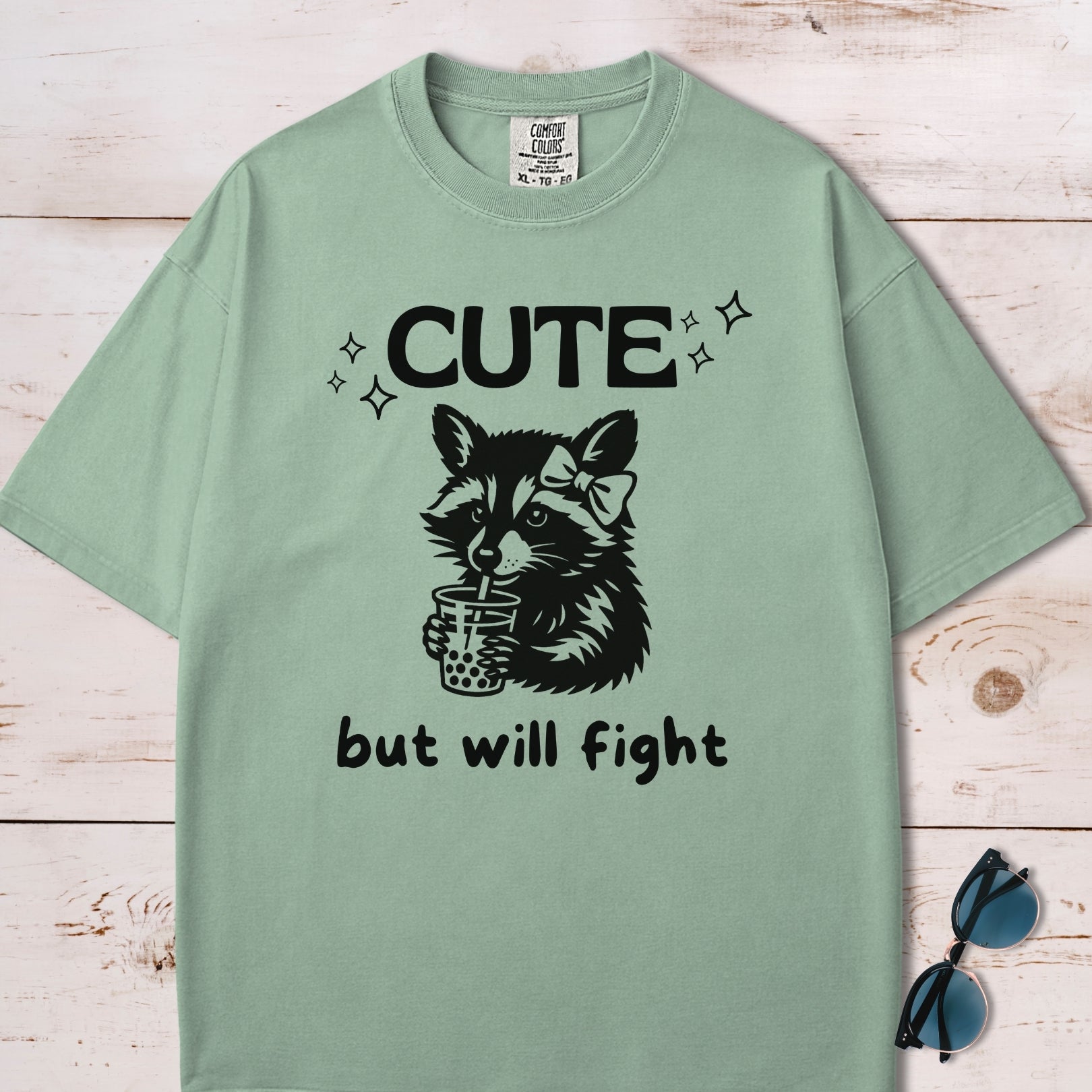 Cute But Will Fight Raccoon T-Shirt