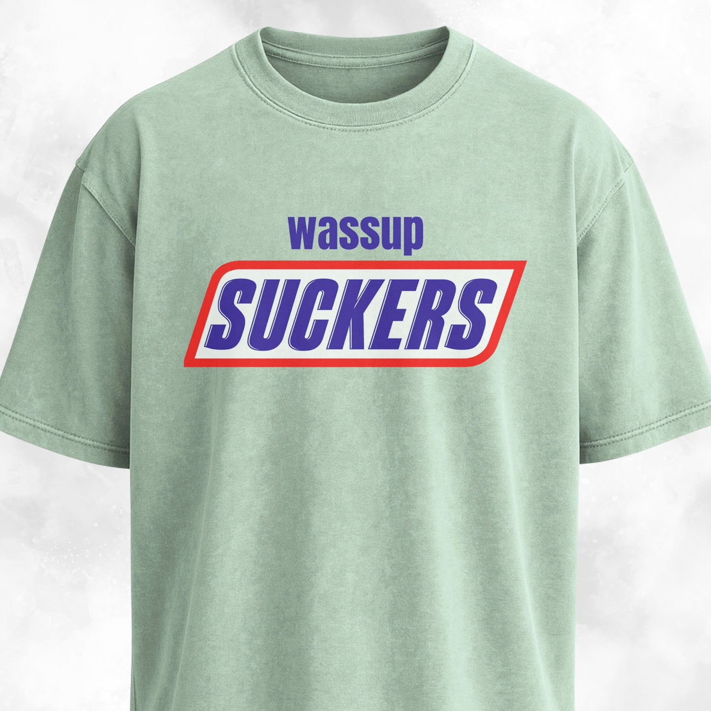 Wassup Suckers Logo Parody T-Shirt