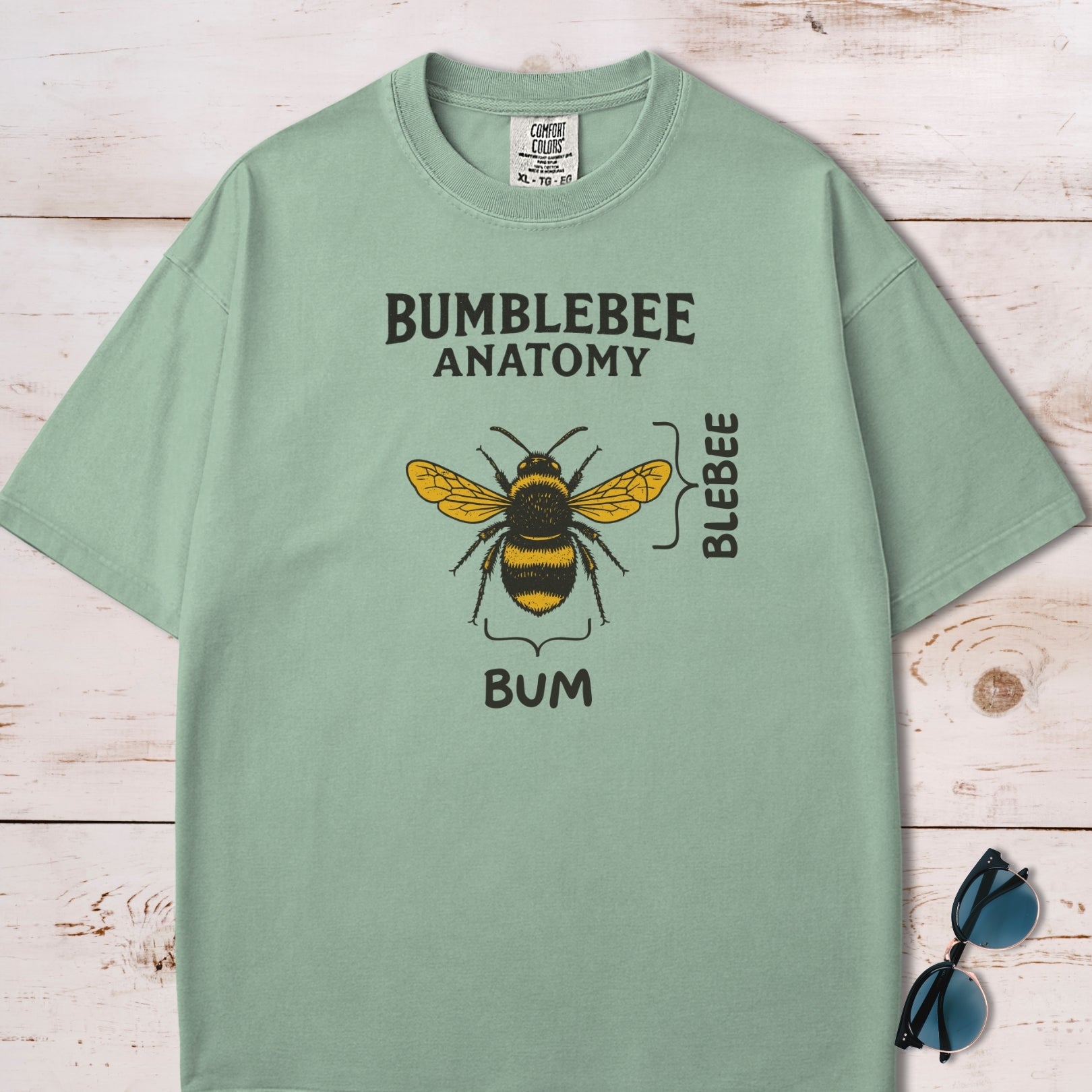 Bumblebee Anatomy Funny T-Shirt