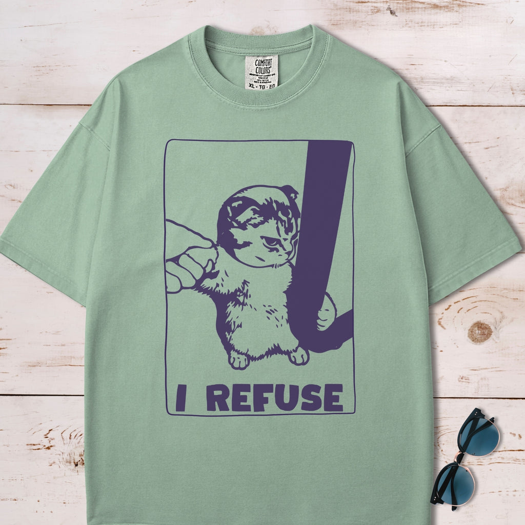 I Refuse Cute Cat T-Shirt