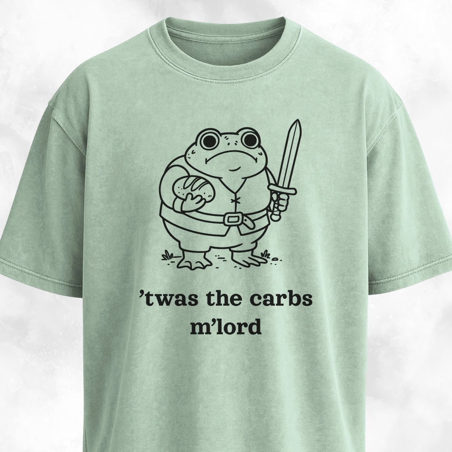 'Twas The Carbs M'Lord Chubby Frog T-Shirt