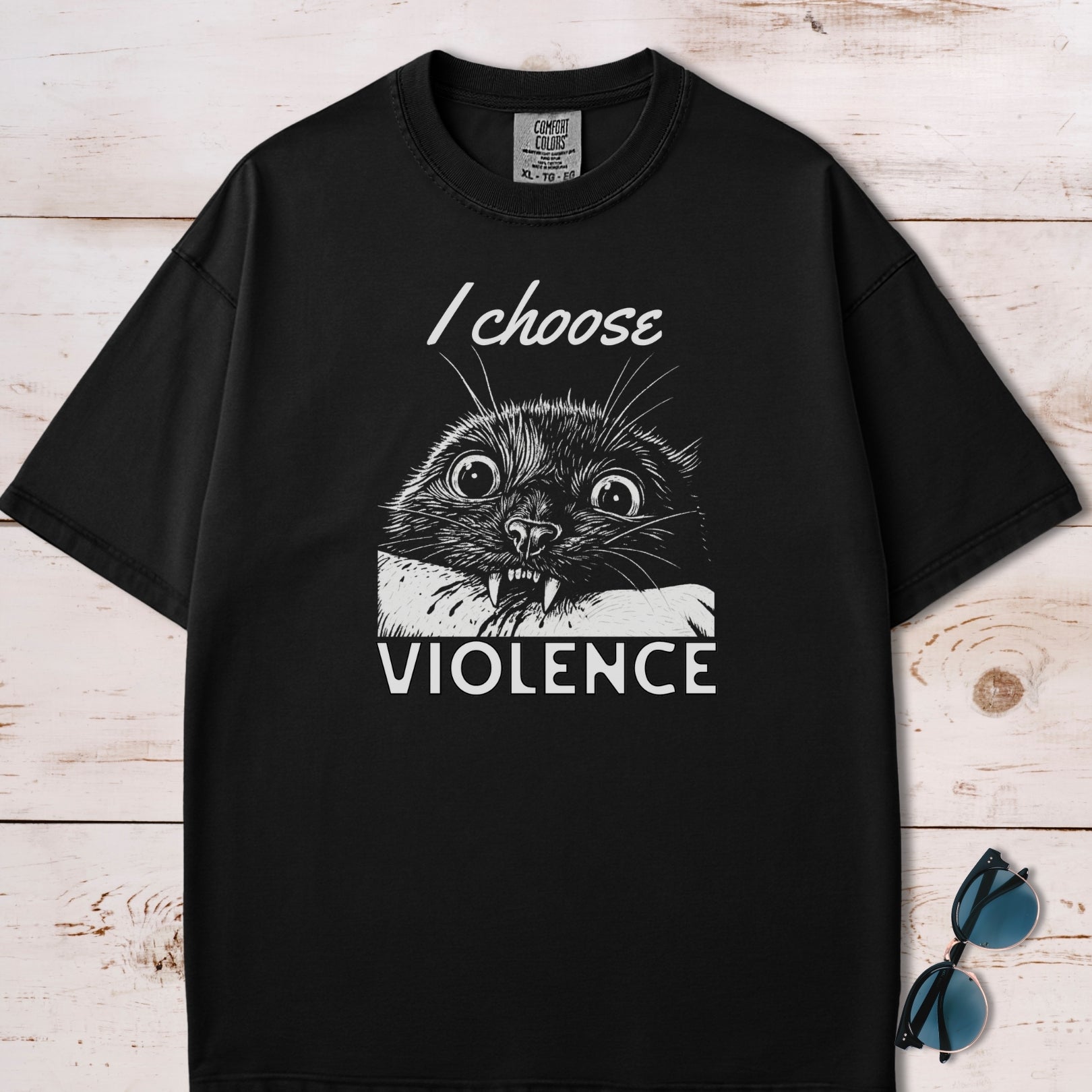 I Choose Violence Tarot Card T-Shirt
