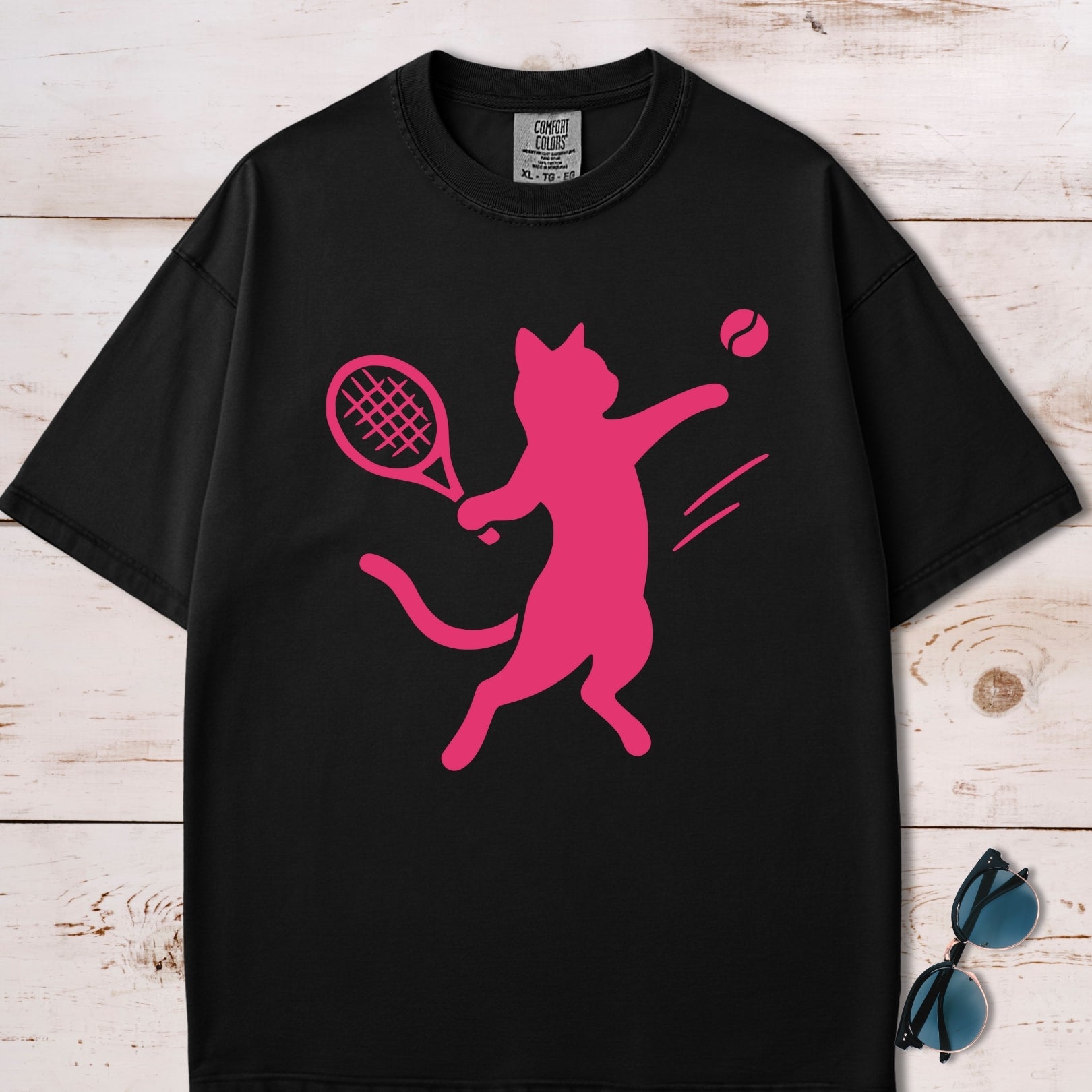 Tennis Cat T-Shirt