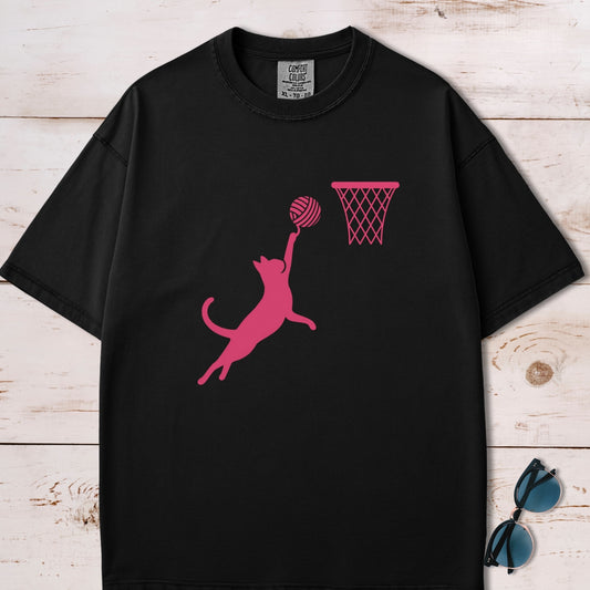 Cat Slam Dunk T-Shirt