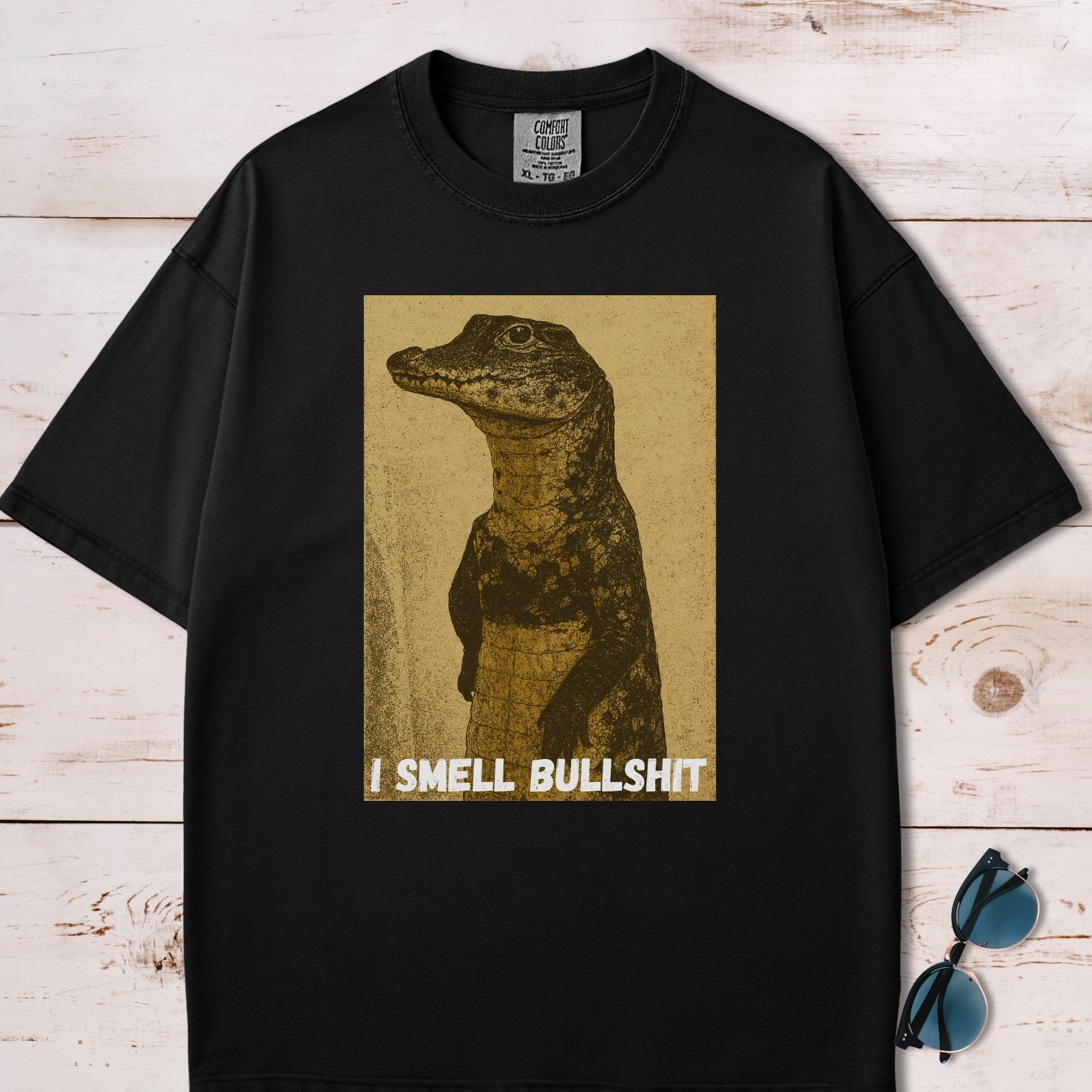 I Smell Bullshit Crocodile T-Shirt