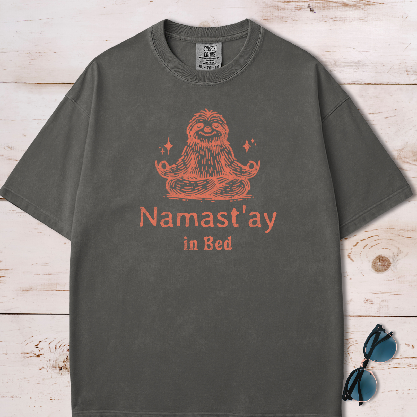 Namaste Stay In Bed Lazy Yoga T-Shirt