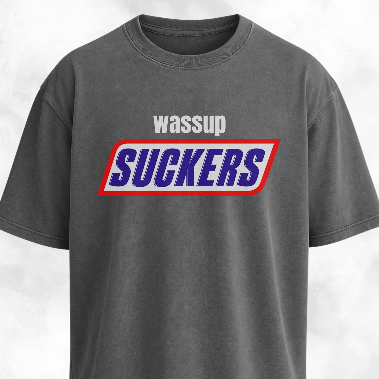 Wassup Suckers Logo Parody T-Shirt