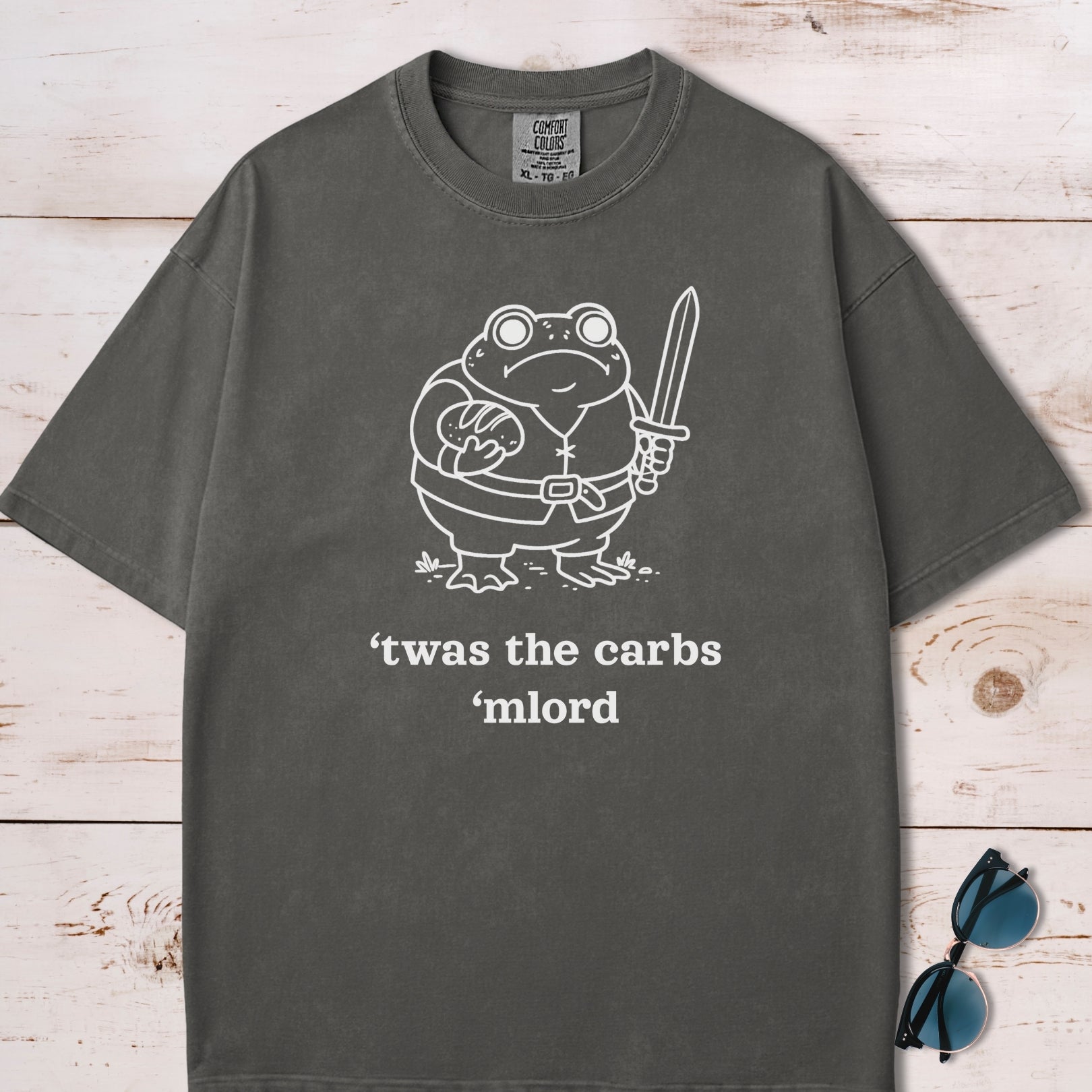 'Twas The Carbs M'Lord Chubby Frog T-Shirt