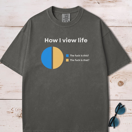 How I View Life Pie Chart T-Shirt