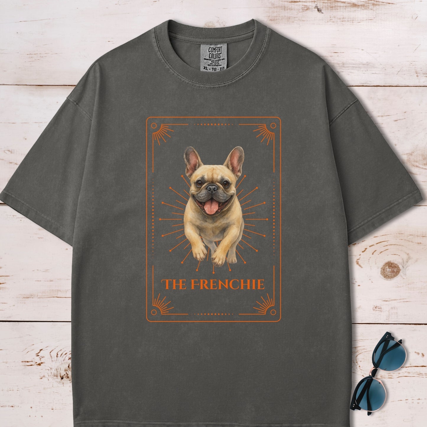 The Frenchie Watercolor Tarot Card T-Shirt