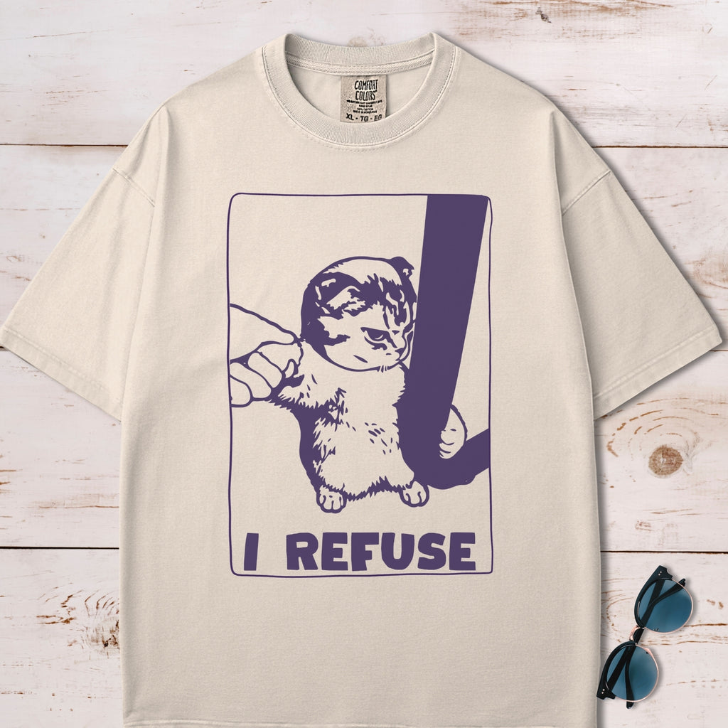 I Refuse Cute Cat T-Shirt