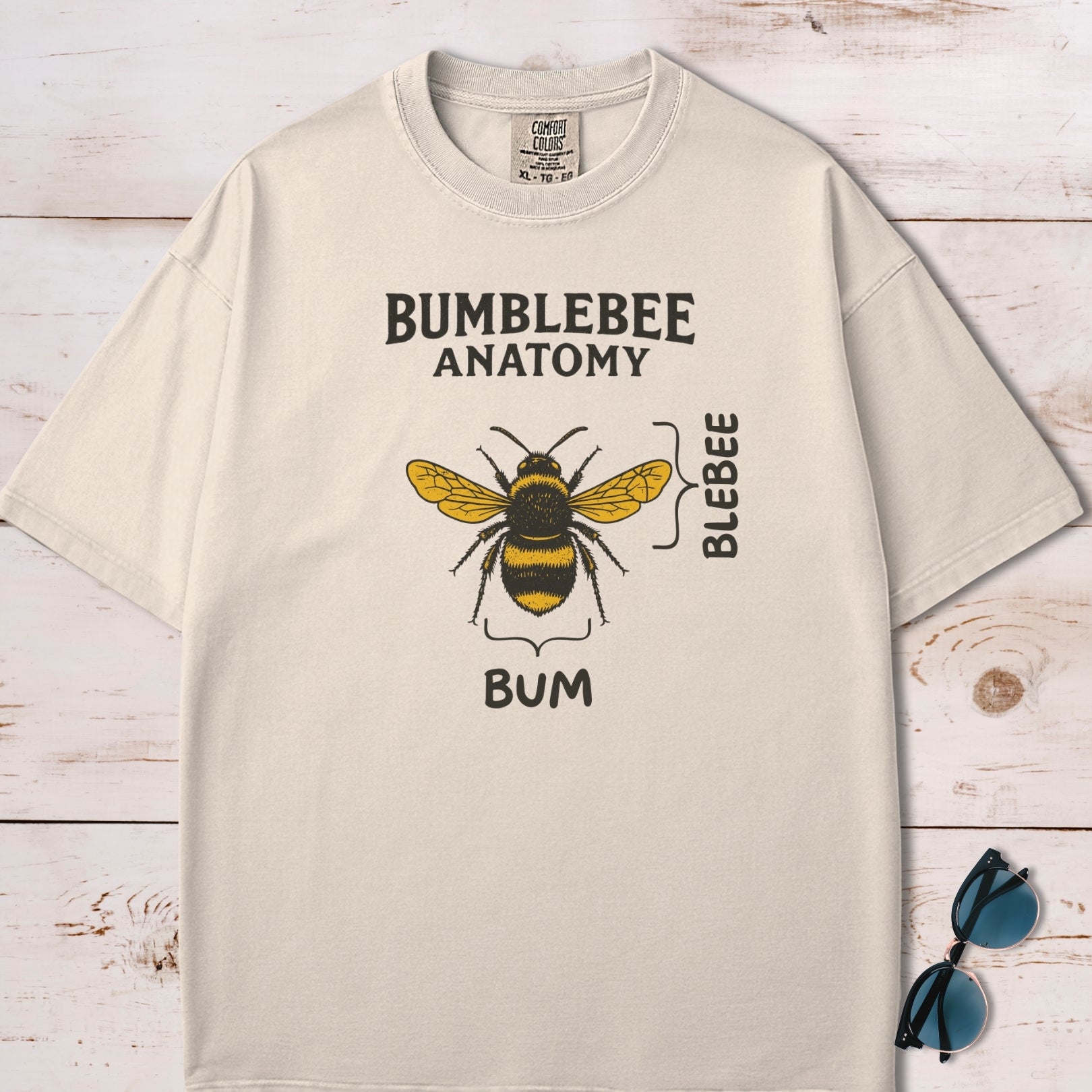 Bumblebee Anatomy Funny T-Shirt