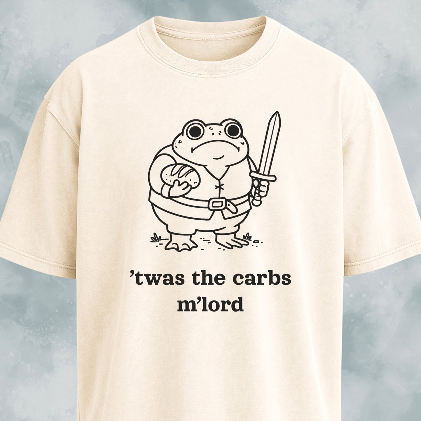 'Twas The Carbs M'Lord Chubby Frog T-Shirt