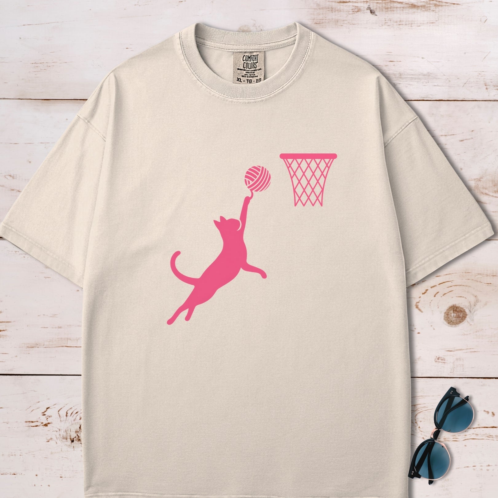Cat Slam Dunk T-Shirt